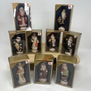 Memories Of Santa Lot Of 9 2008 4.25" Ornaments  Original Boxes Don Warning